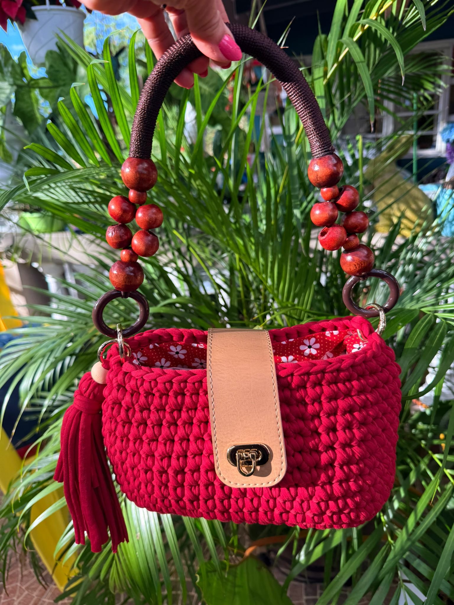 Bolso Valeria Rouge - Wanda Artisan Bags